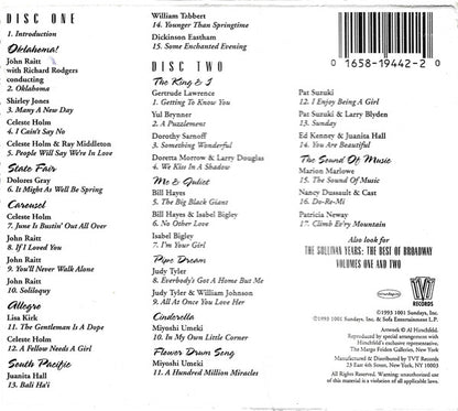 Various : The Sullivan Years - An Evening With Rodgers & Hammerstein (2xCD, Comp)