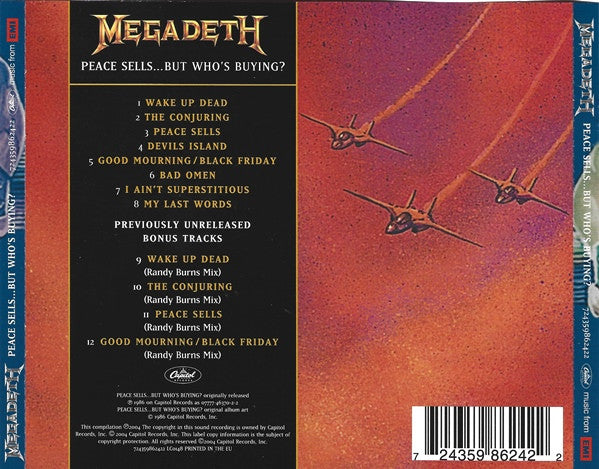 Megadeth : Peace Sells...But Who's Buying? (CD, Album, RE, RM, RP)