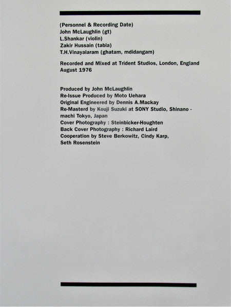 Shakti (2) With John McLaughlin : A Handful Of Beauty (CD, Album, RE, RM)