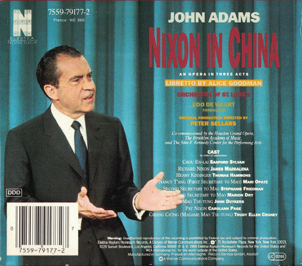 John Adams : Nixon In China (3xCD, RE, Sli + Box)