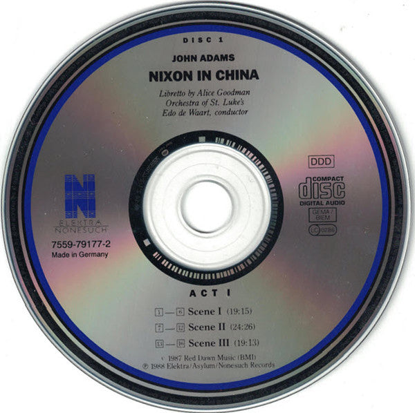 John Adams : Nixon In China (3xCD, RE, Sli + Box)