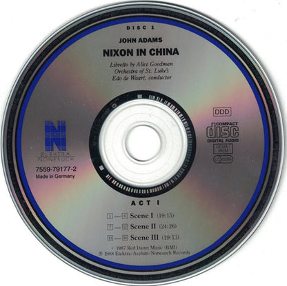 John Adams : Nixon In China (3xCD, RE, Sli + Box)