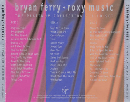 Bryan Ferry + Roxy Music : The Platinum Collection (3xCD, Comp, RE, RM)