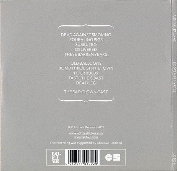 Admiral Fallow : Boots Met My Face (CD, Album, Dlx)