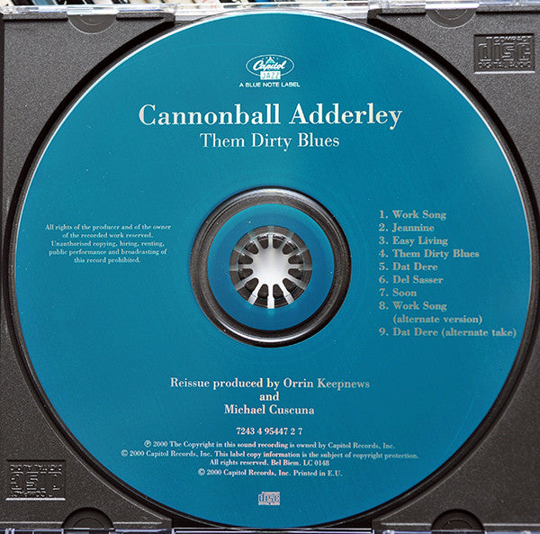 The Cannonball Adderley Quintet : Them Dirty Blues (CD, Album, RE, RM)