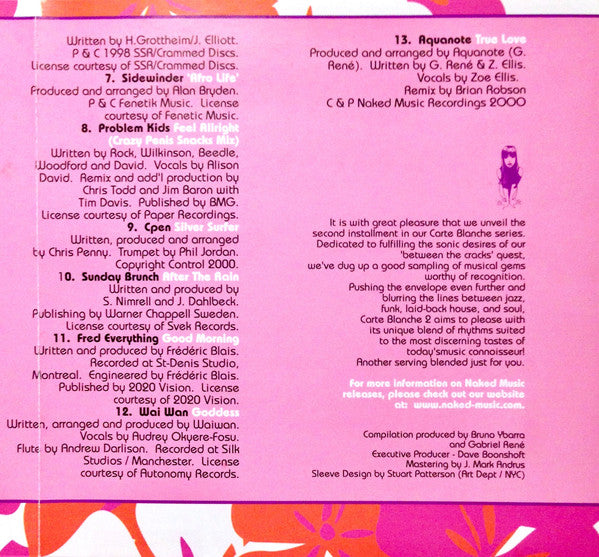Various : Carte Blanche Volume Two (CD, Comp)