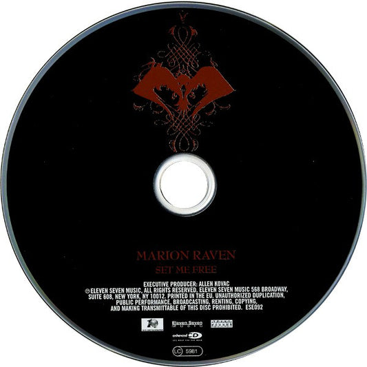 Marion Raven : Set Me Free (CD, Album, Enh, RE)