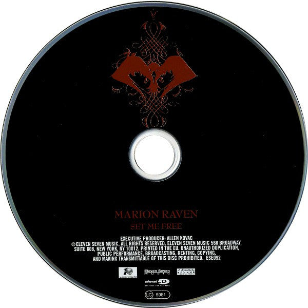 Marion Raven : Set Me Free (CD, Album, Enh, RE)
