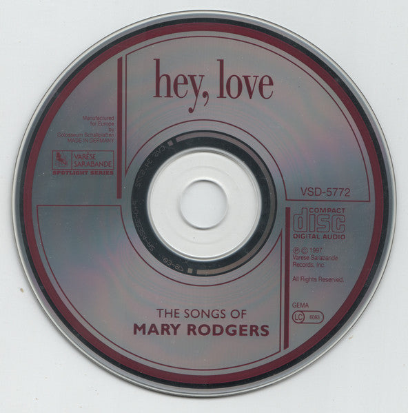 Various : Hey, Love - The Songs Of Mary Rodgers (CD, Album)