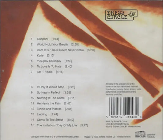 "Killing Rasputin" Original London Cast : Killing Rasputin (CD)
