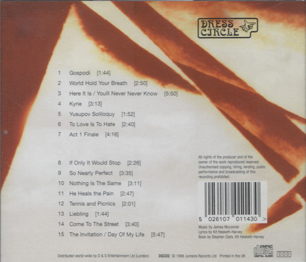 "Killing Rasputin" Original London Cast : Killing Rasputin (CD)