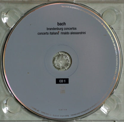 Johann Sebastian Bach, Concerto Italiano, Rinaldo Alessandrini : Brandenburg Concertos (2xCD + DVD)