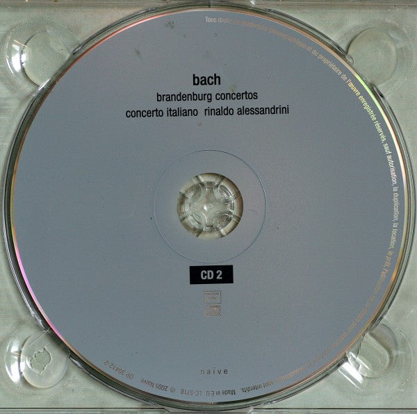 Johann Sebastian Bach, Concerto Italiano, Rinaldo Alessandrini : Brandenburg Concertos (2xCD + DVD)