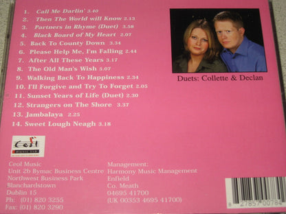 Collette O' Hare &  Jive Beat Country Band : Call Me Darlin' (CD, Album)