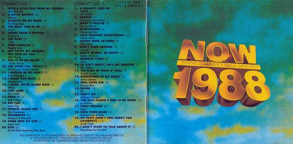 Various : Now That's What I Call Music! 1988 (2xCD, Comp)