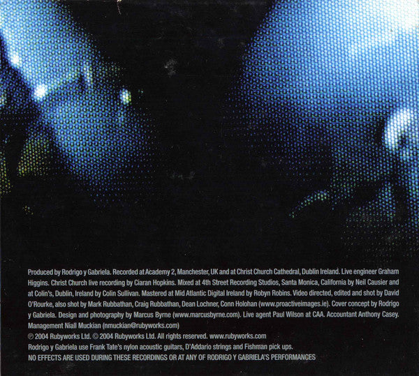 Rodrigo Y Gabriela : Live Manchester And Dublin (CD, Album, Enh, RE, Dig)