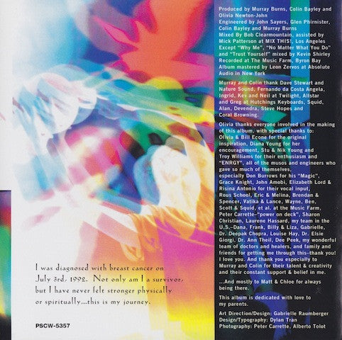 Olivia Newton-John : Gaia (One Woman's Journey) = ガイア～新なる旅立ち～ (CD, Album, RE)