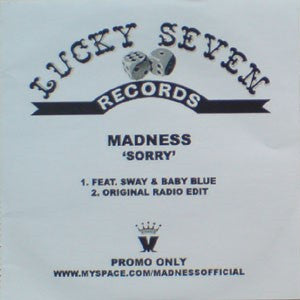 Madness : Sorry (CDr, Single, Promo)