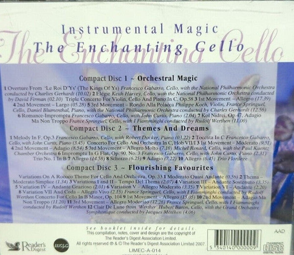 Various : Instrumental Magic - The Enchanted Cello (3xCD, Comp, Box)