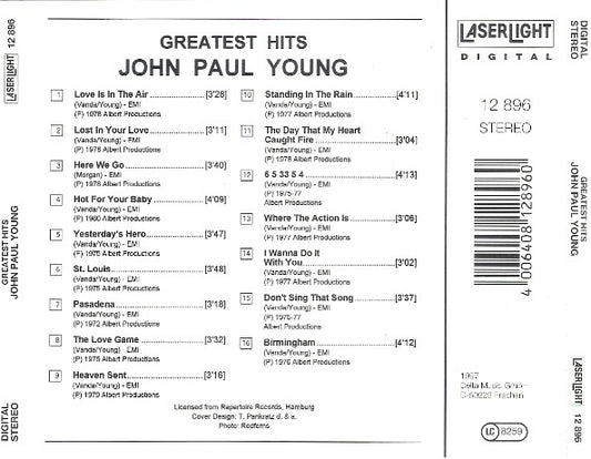 John Paul Young : Greatest Hits (CD, Comp)