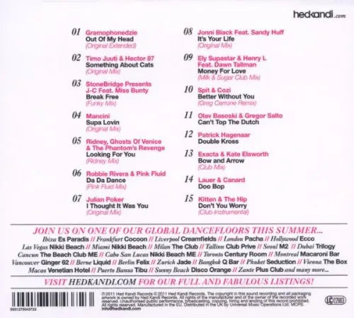 Various : Hed Kandi: A Taste Of Kandi Summer 2011 (CD, Comp, Mixed, Smplr)
