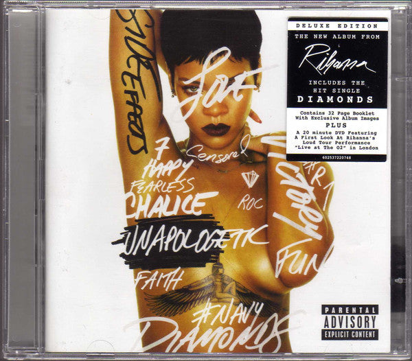 Rihanna : Unapologetic (CD, Album + DVD-V + Dlx, Ltd, Num)