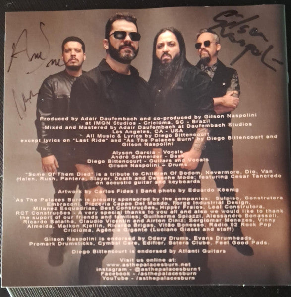 As The Palaces Burn : Drowning Into Shadows (CD, Album)