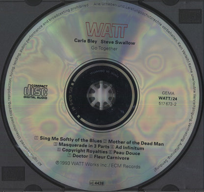 Carla Bley / Steve Swallow : Go Together (CD, Album)