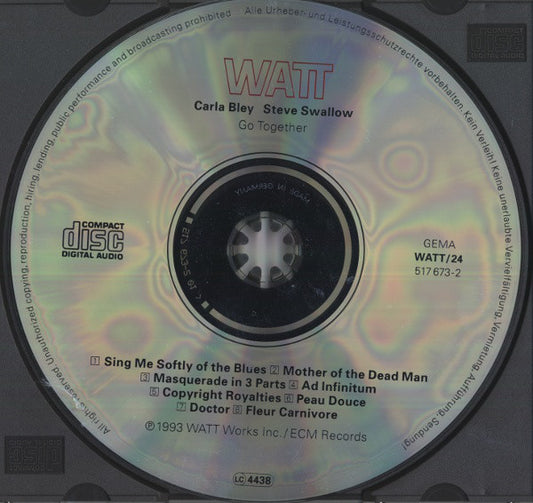 Carla Bley / Steve Swallow : Go Together (CD, Album)