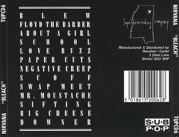 Nirvana : Bleach (CD, Album, RE)