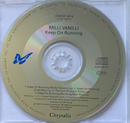 Milli Vanilli : Keep On Running (CD, Single)