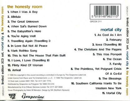 Dar Williams : The Honesty Room / Mortal City  (2xCD, Comp, Ltd)
