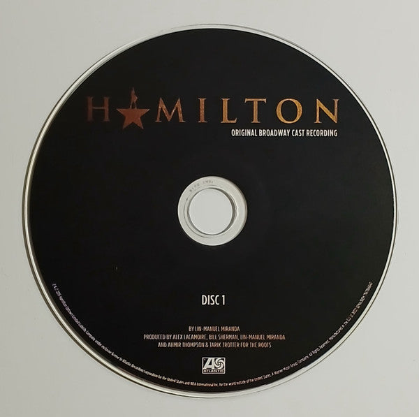 Lin-Manuel Miranda : Hamilton: An American Musical (Original Broadway Cast Recording) (2xCD, Album)