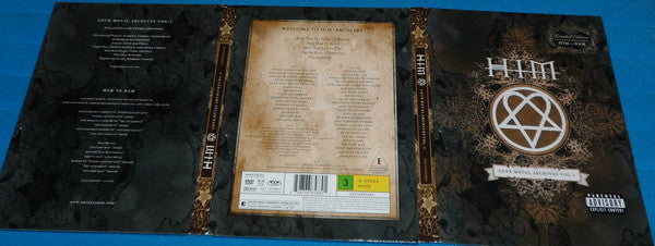 HIM (2) : Love Metal Archives Vol. 1 (2xDVD-V, Ltd, PAL, Dig)