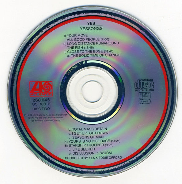Yes : Yessongs (2xCD, Album, RE)