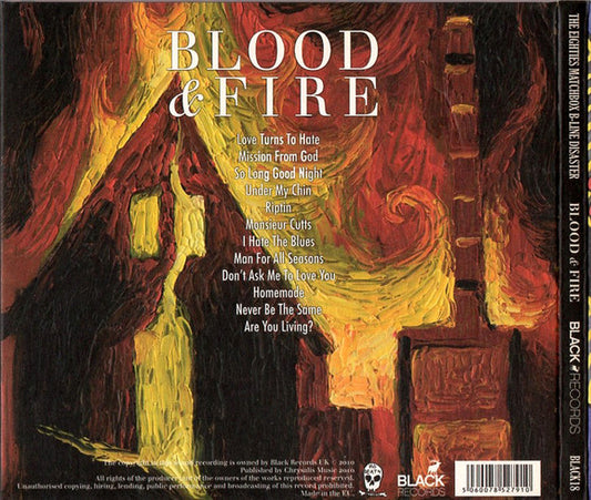 The Eighties Matchbox B-Line Disaster : Blood & Fire (CD, Album, Dig)