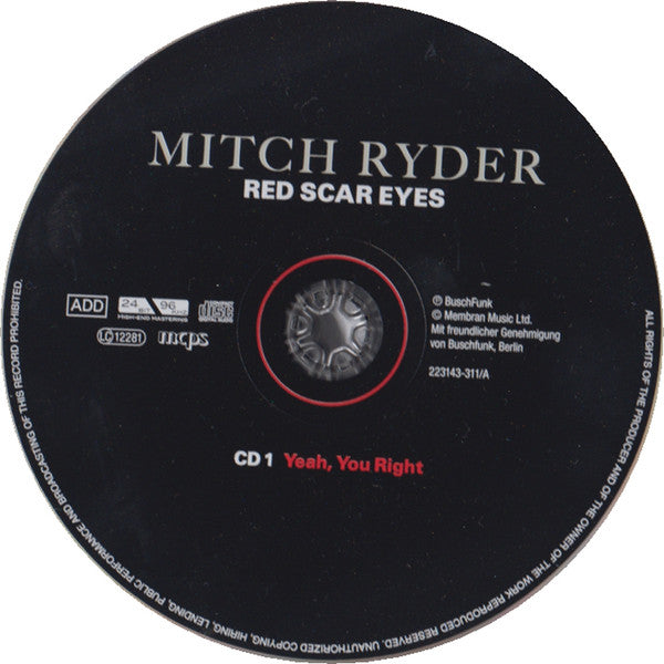 Mitch Ryder : Red Scar Eyes (2xCD, Comp)