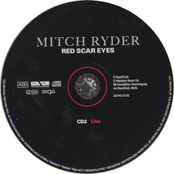 Mitch Ryder : Red Scar Eyes (2xCD, Comp)
