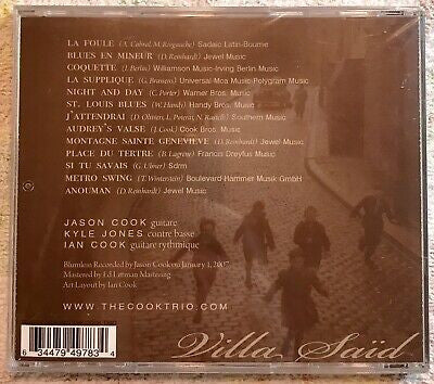 The Cook Trio : Villa Saïd (CD, Album)