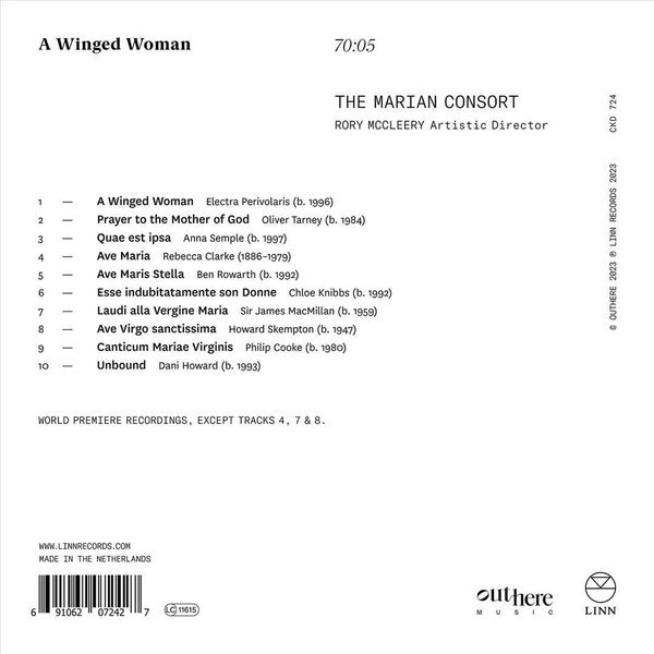 The Marian Consort : A Winged Woman (CD, Album)