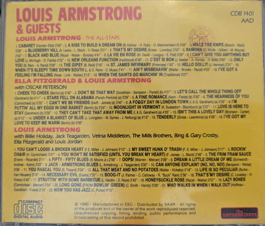 Louis Armstrong, Ella Fitzgerald : Louis Armstrong & Guests The Entertainers (3xCD, Comp, Enh)