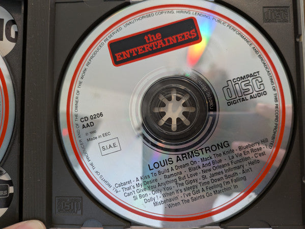 Louis Armstrong, Ella Fitzgerald : Louis Armstrong & Guests The Entertainers (3xCD, Comp, Enh)