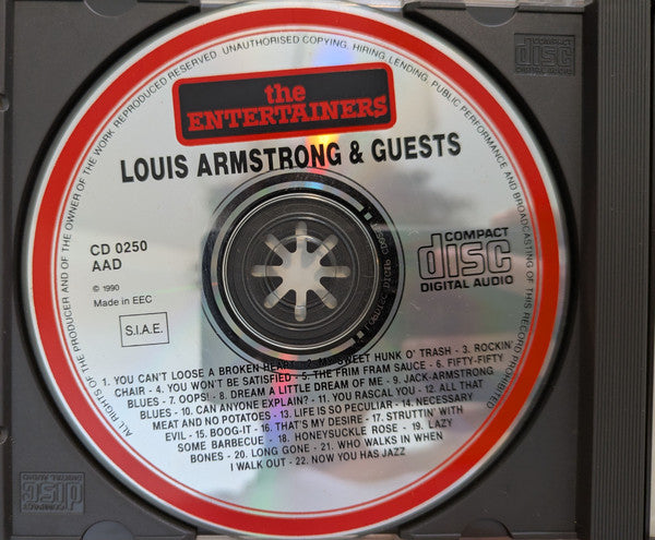 Louis Armstrong, Ella Fitzgerald : Louis Armstrong & Guests The Entertainers (3xCD, Comp, Enh)