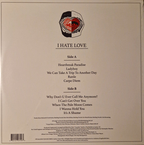 The Cuckoos (6) : I Hate Love (LP, Ltd, Whi)