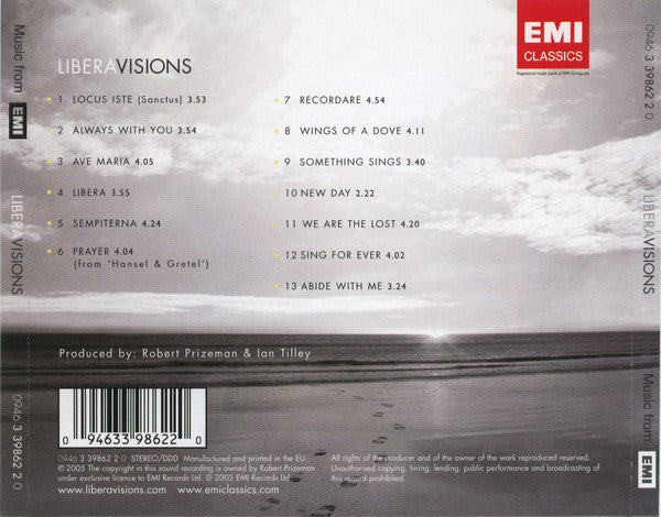 Libera : Visions (CD, Album)