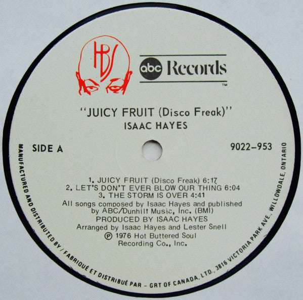Isaac Hayes : Juicy Fruit (Disco Freak) (LP, Album, Gat)