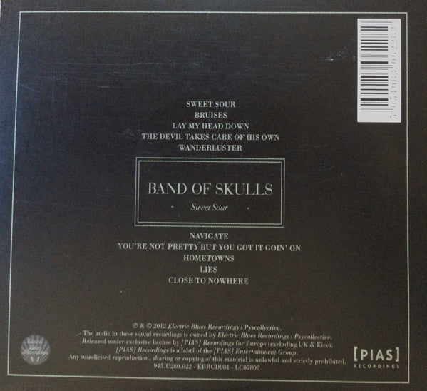 Band Of Skulls : Sweet Sour (CD, Album)