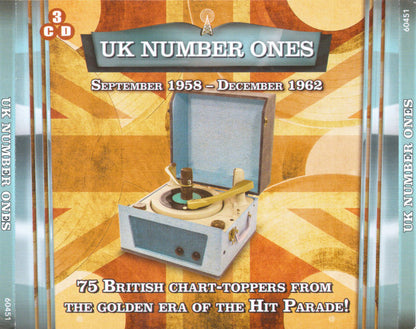 Various : UK Number Ones (September 1958 - December 1962) (3xCD, Comp)