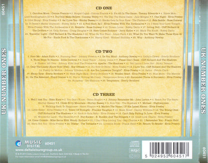 Various : UK Number Ones (September 1958 - December 1962) (3xCD, Comp)