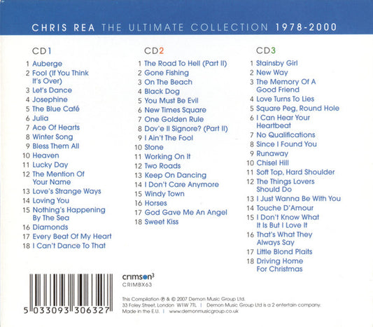 Chris Rea : The Ultimate Collection 1978-2000 (3xCD, Comp + Box)